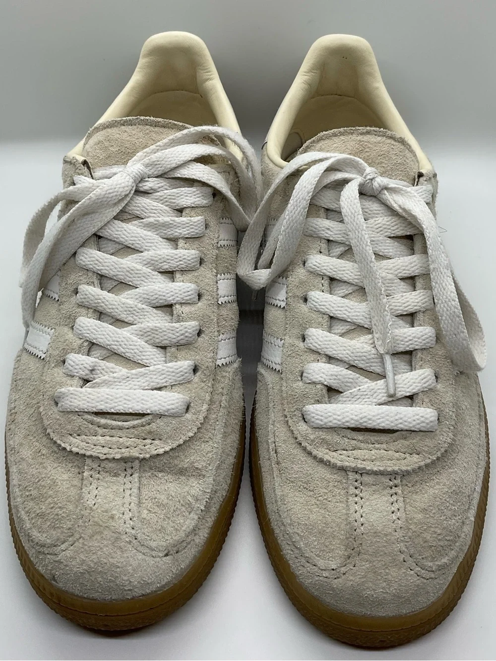 Adidas HANDBALL SPEZIAL SHOES Sneakers Cream Suede Gum Sole Mens 5.5 / W 6.5